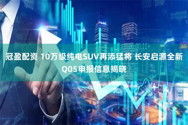冠盈配资 10万级纯电SUV再添猛将 长安启源全新Q05申报信息揭晓